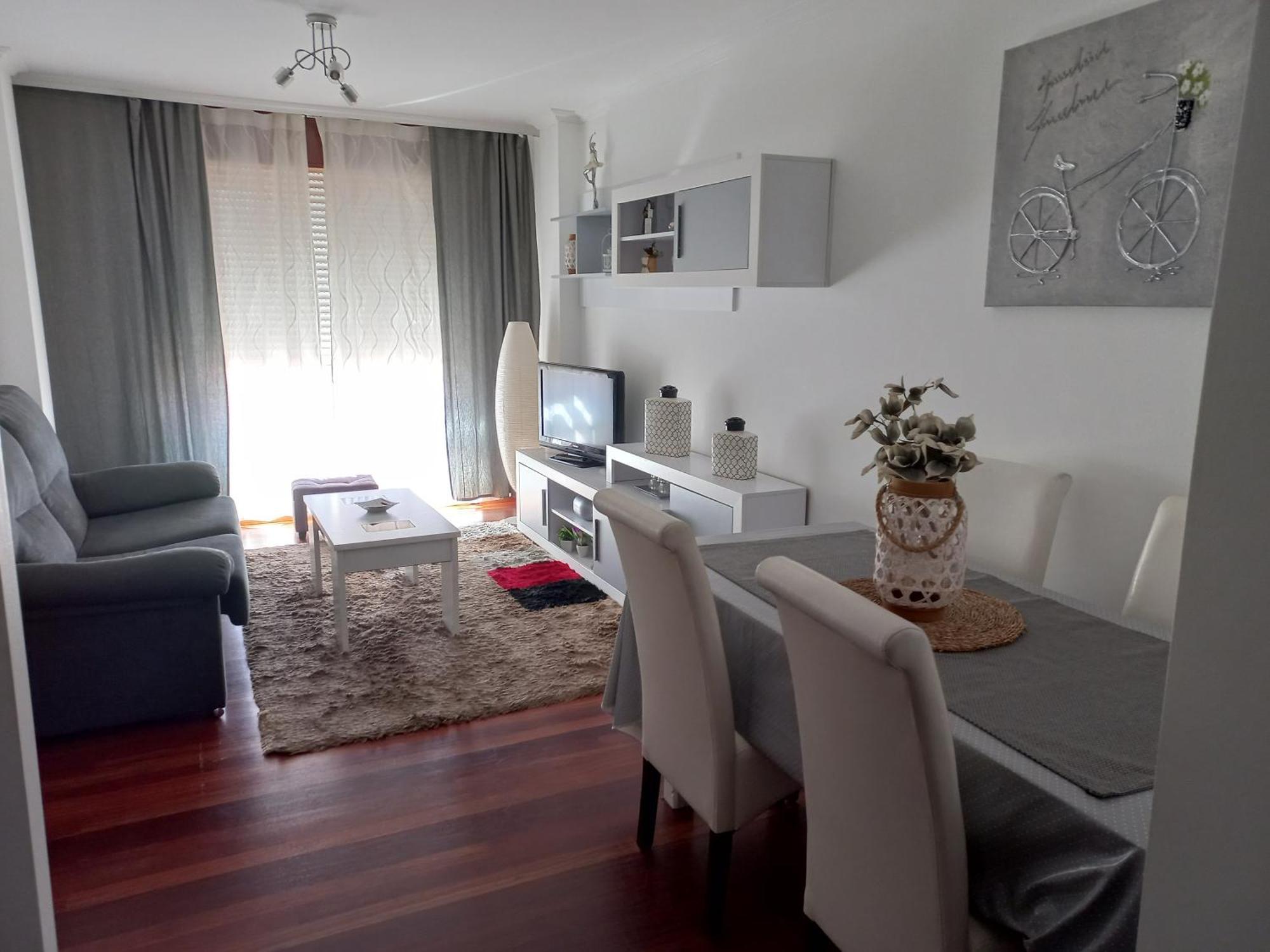 Apartamento Arenales Puebla Pobra Do Caraminal Luaran gambar